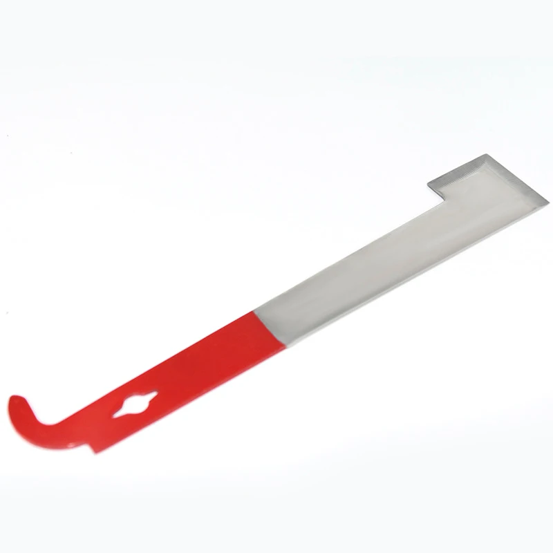 

Оборудование для пчеловодства, красный подъемник и скребок из нержавеющей стали для фоторамки 26,5 см, J-образный крючок, инструмент для пчеловодства, нож для соскабливания