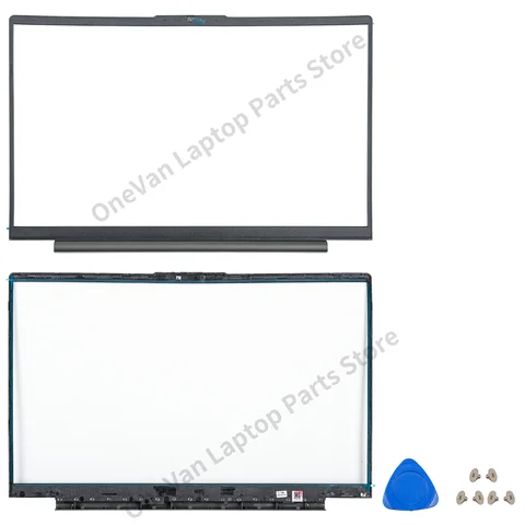 Чехол для Lenovo Ideapad 5 серый/серебристый/синий