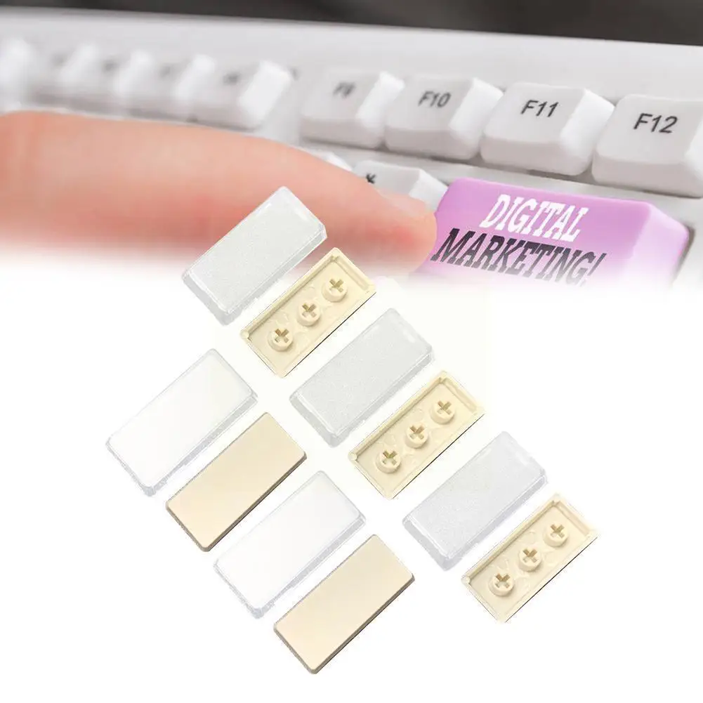 

Double-layer Keycaps Removable Paper Clips Custom Mx Mechanical Keycaps Transparent Cover For Gaming Pcs Keyboard 5 Diy Swi A3e2