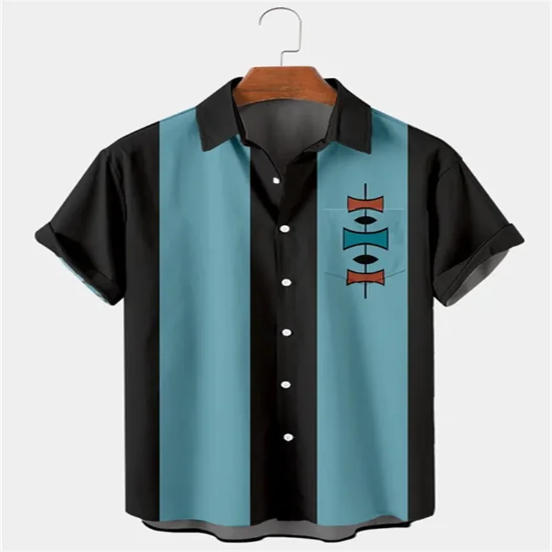 

2022 Fashion Men's Short Sleeve Hawaiian Shirts Quick Dry Summer Casual Harajuku Men's Beach Shirts Lapel Shirts Tops