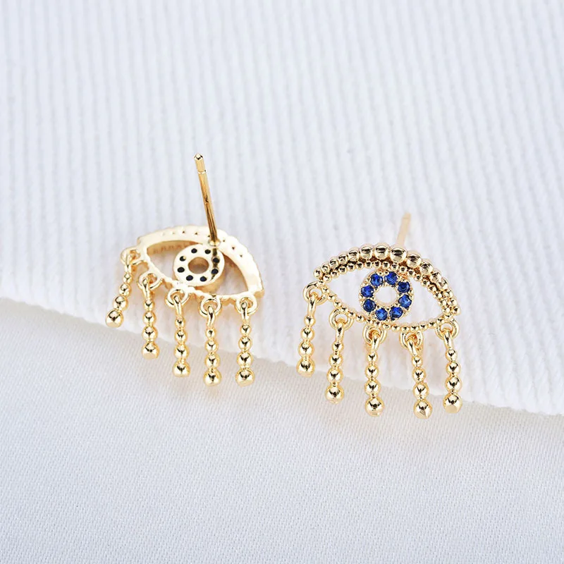 

Серьги-гвоздики с бантом из циркония и натуральным золотом