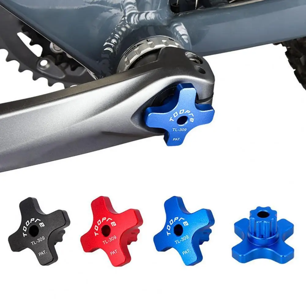 

Plum Blossom Crank Cover Anti-scratch Bike Crankset Crank Arm Puller Bottom Bracket Tool for Bike Removal Wrench Tool