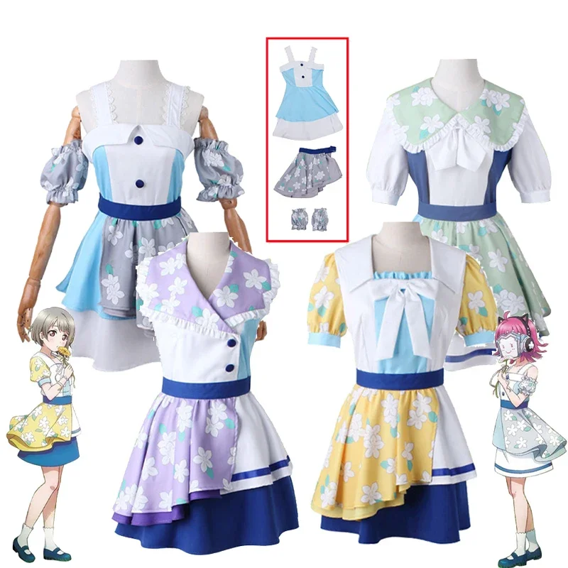 

Lovelive! Bad School Idol Club Tennouji's Full Set Dress Halloween Party Costume Outfit.