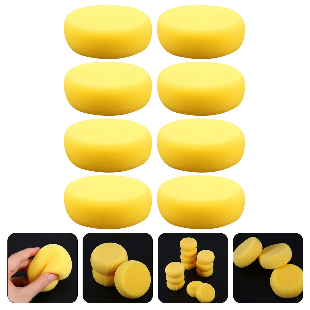 

Sponge Painting Sponges Roundpottery Drawing Wall Kids Shapes Diy Clay Yellow Craftwatercolor Cleaning Applicator Repairing
