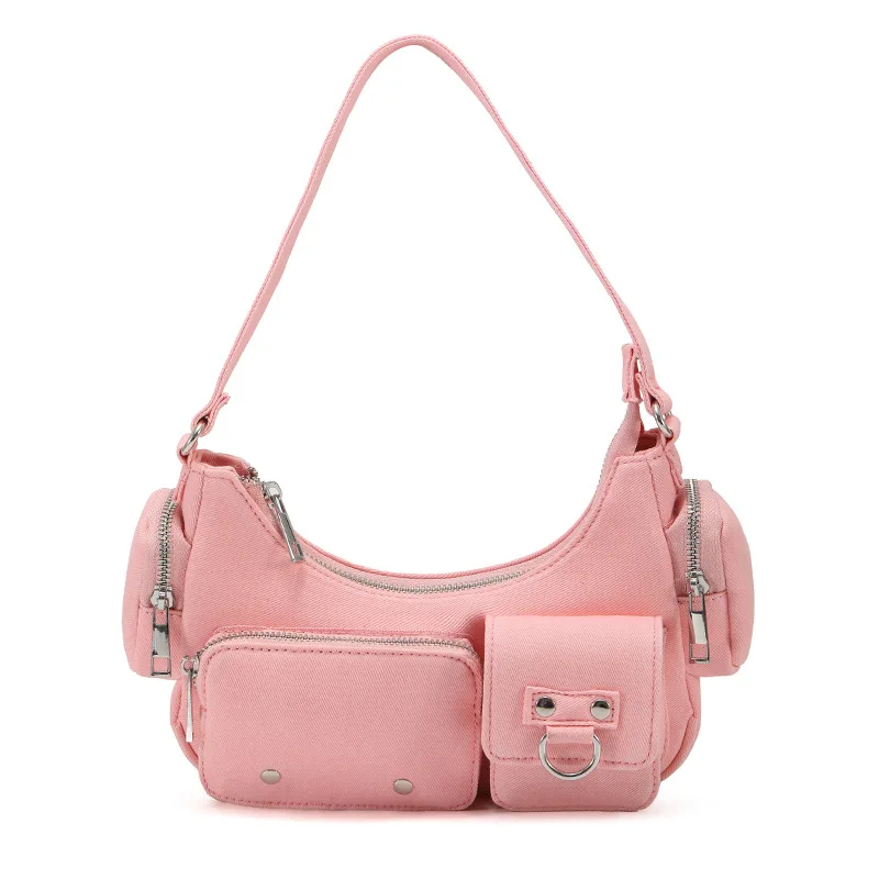 Модные женские сумочки из денима универсальные сумки с карманами роскошный