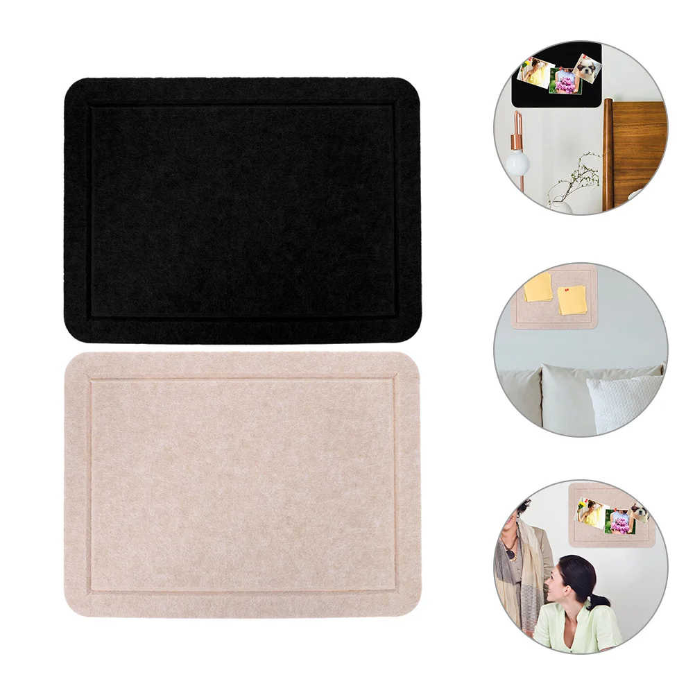 

2 Pcs Creatibe Small Bulletin Board Felt Wall Decorate The Office Fall Home Accessories Supllies