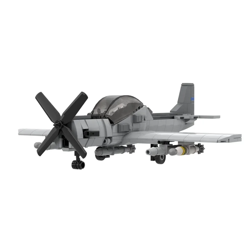 MOC Building Blocks A-29 Super Tucano Самолет 14+