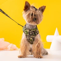 disney dog supplies cotton comfort camouflage green dog harness and leash set for small and medium dogs dog harness