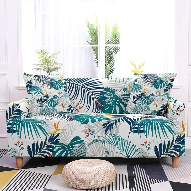 

Tropical Rainforest Print Sofa Cover for Living Room Elastic 1/2/3/4 Seat Sectional Couch Cover Corner Sofa Slipcover Protector