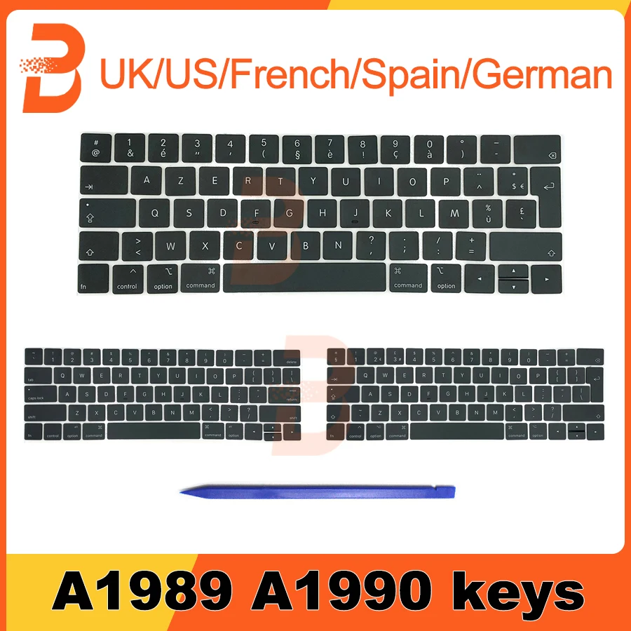 Совершенно новая клавиатура для ноутбука Macbook Pro Retina 13 дюймов A1989 15 A1990 колпачки
