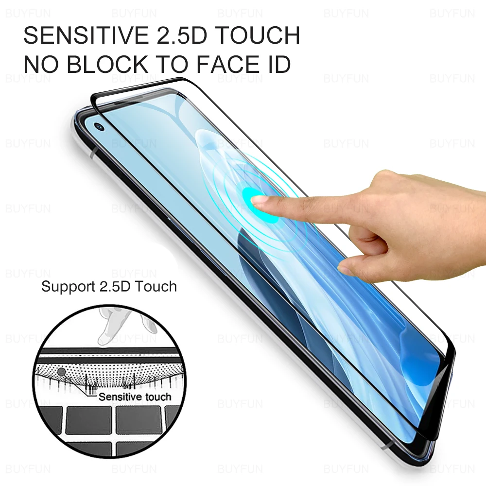 6 in 1 tempered glass for oppo find x5 x3 x2 lite screen protector film for reno7 z reno5 5g lite cover protective glass free global shipping