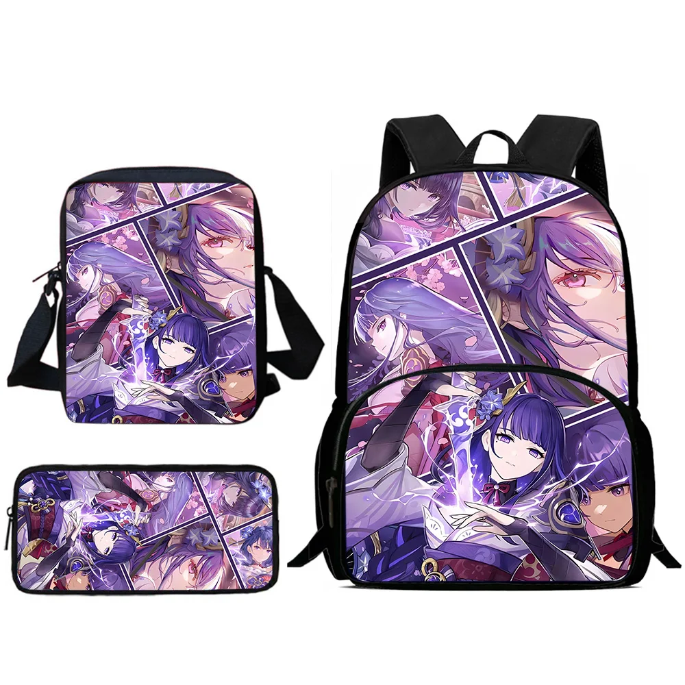 Детские рюкзаки Game Genshins Impact сумка на плечо пенал школьные сумки большой