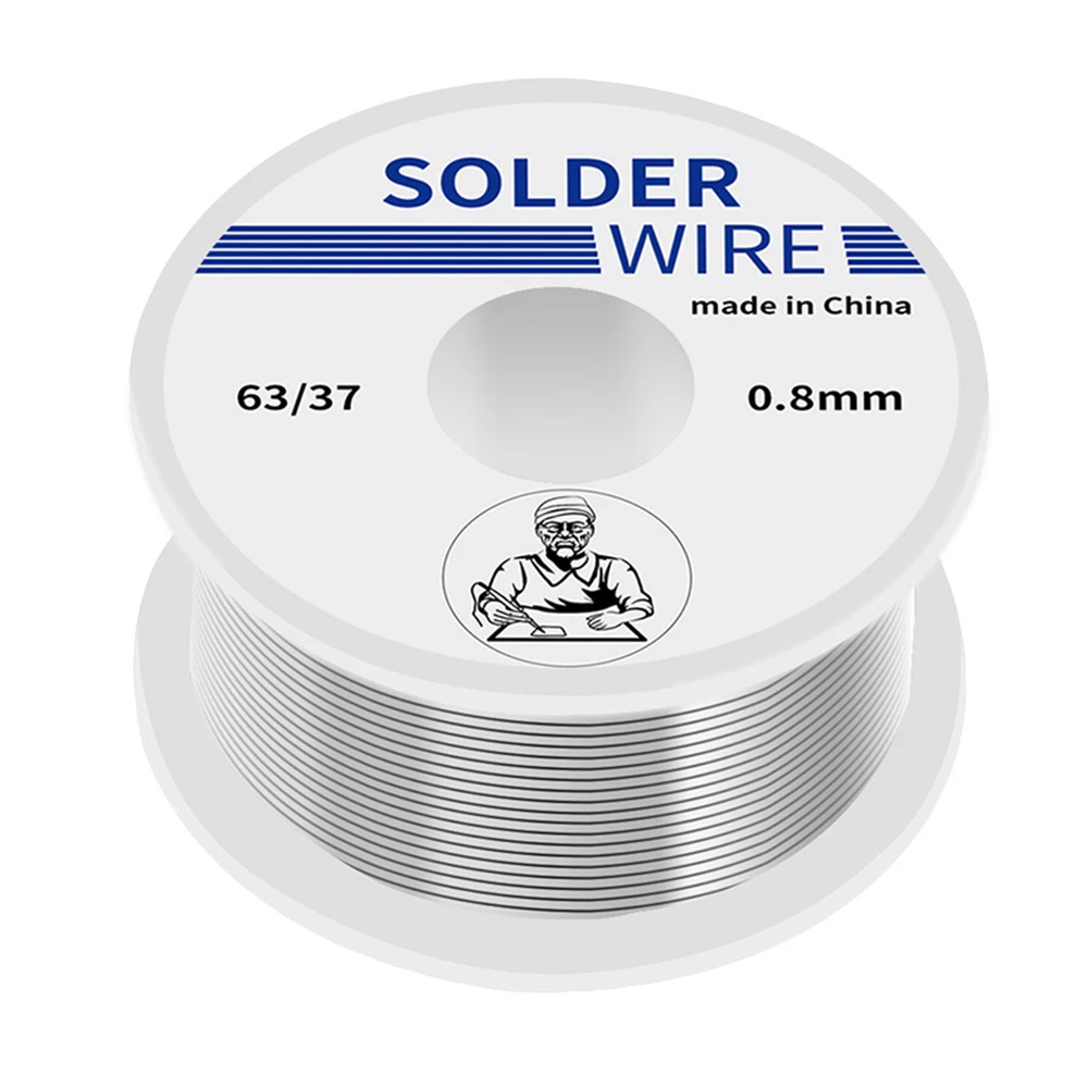 

0.8mm 1.0mm 1.2mm 1.8mm 100g Soldering Tin Wire Tin Melt Rosin Core Solder Wire Roll No-clean FLUX 2.0%