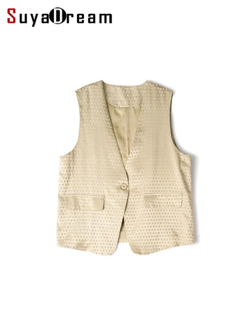 SuyaDream женские шелковые жилеты