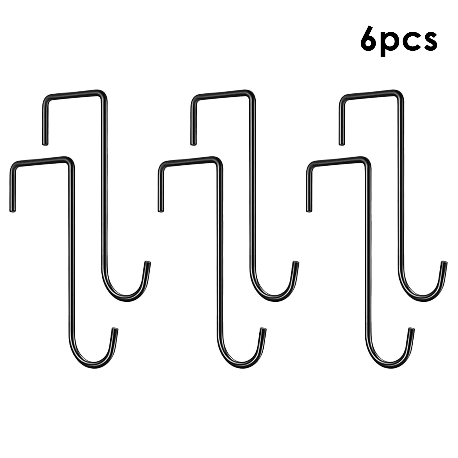 

6Pcs Fence Hooks Fence Bird Feeder Hooks Steel Wall Hanging Plant Hanger Brackets Hooks For Hanging Lights Planters Bird Feeder