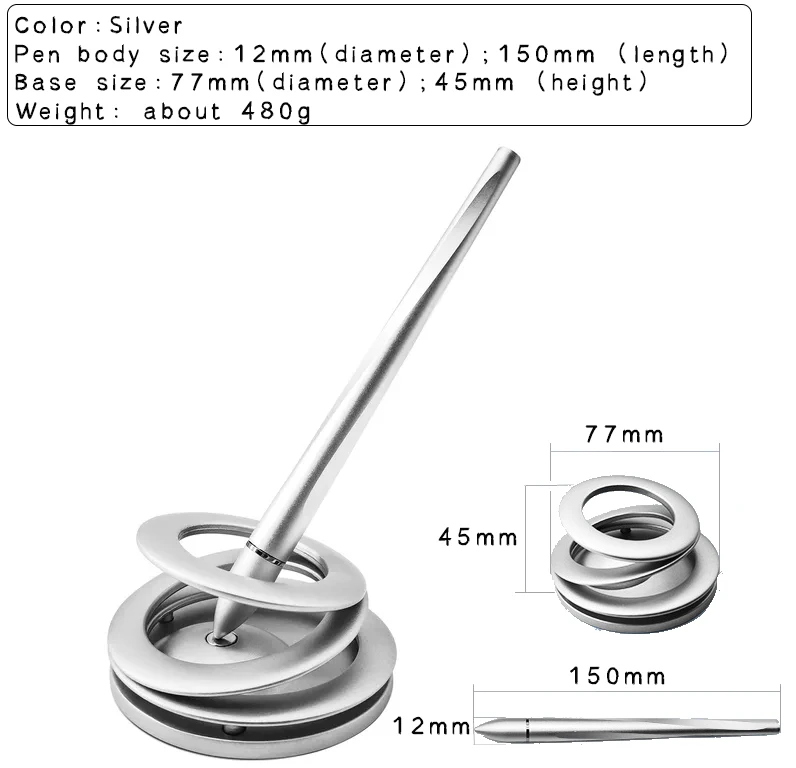 

Магнитная левитирующая ручка из алюминиевого сплава