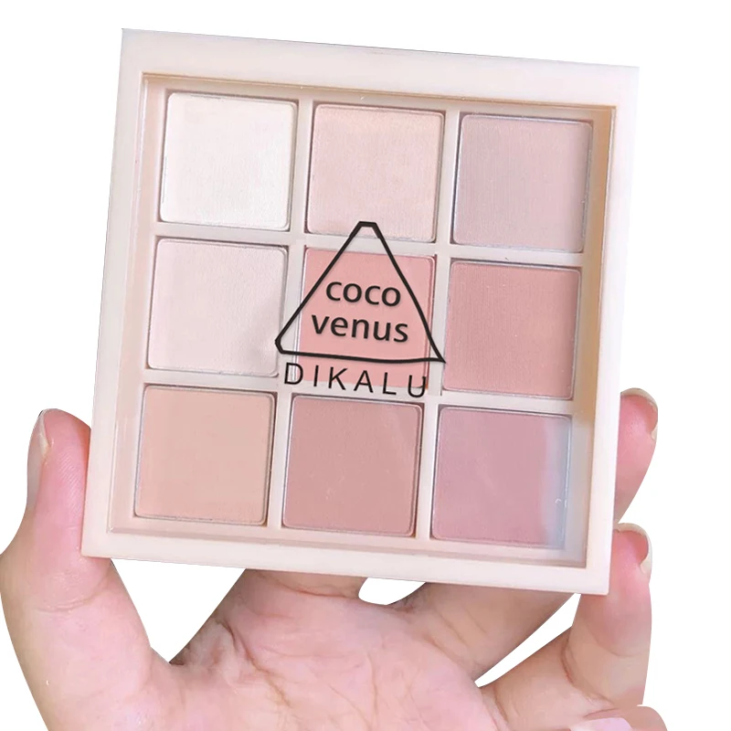 

9 Color Matte Eyeshadow Palette Natural Make Up Eye Shadow Long Lasting Silky Eye Makeup Korean Cosmetics Maquillaje TSLM1