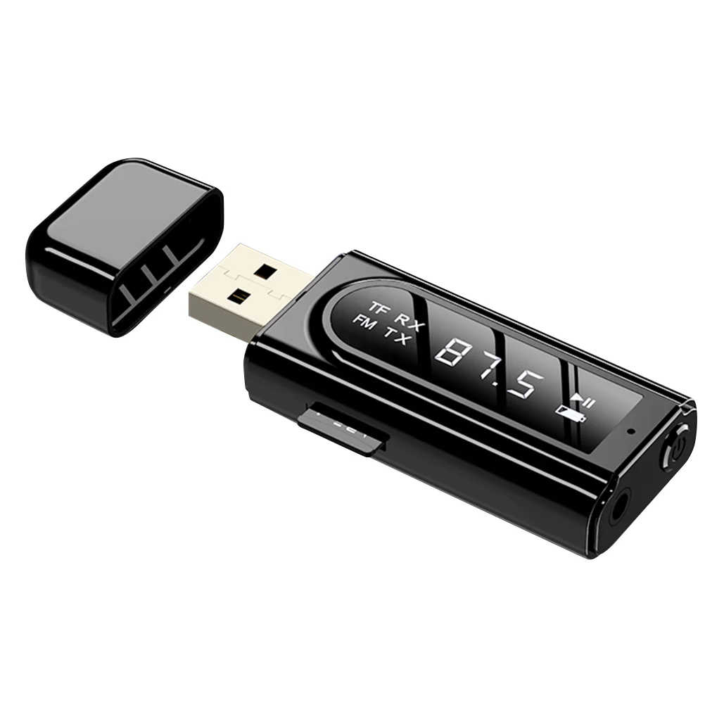 

1 Pc Adapter 3.5mm AUX Transmitter Modulator Reader Receiver Adapter for Car