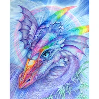full drill diamond painting colored pterodactyl art paint 5d diy for kids room gift jewel cross stitch handmade adults crafts