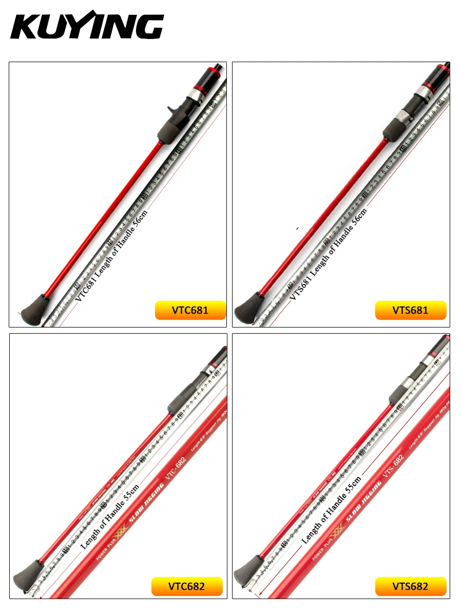 KUYING VITAMIN SEA 6ɸ &quot2 04 м медленная удочка для отсадки 1 5 секции спиннинговая