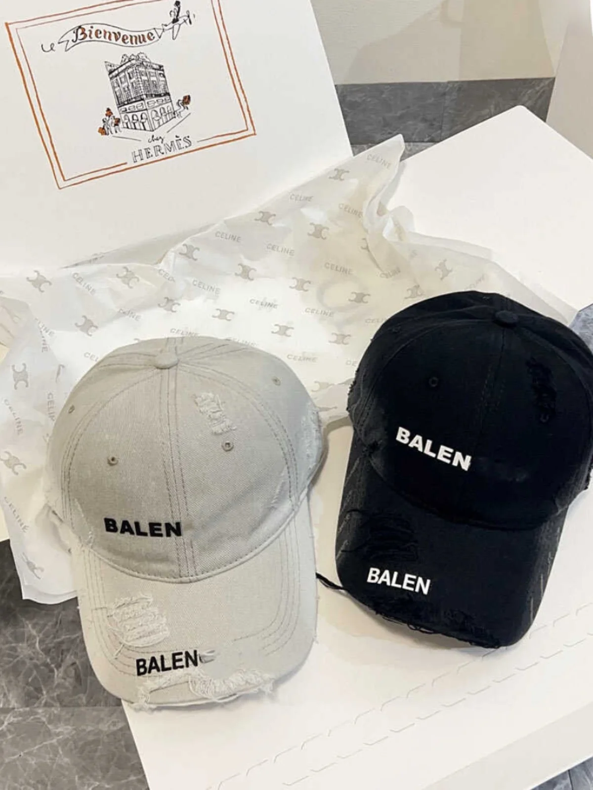 Новинка 2024 модный бренд Ins Paris plus потертая бейсболка европейские товары мужская и