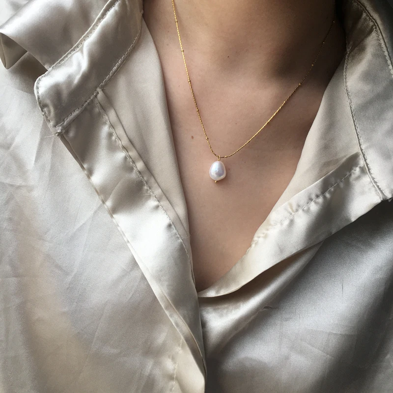 GHIDBK 2020 модные ювелирные изделия оптом из нержавеющей стали барокко натуральный