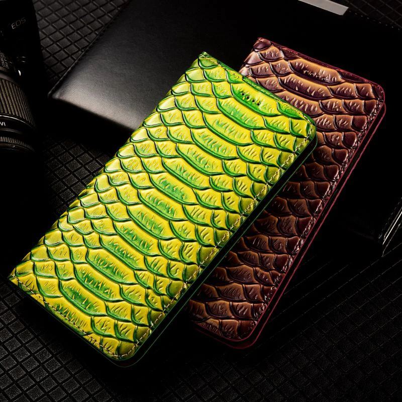

Роскошный чехол из натуральной кожи со змеиной текстурой для Samsung Galaxy A11 A12 A21 A31 A41 A51 A71 A81 A91