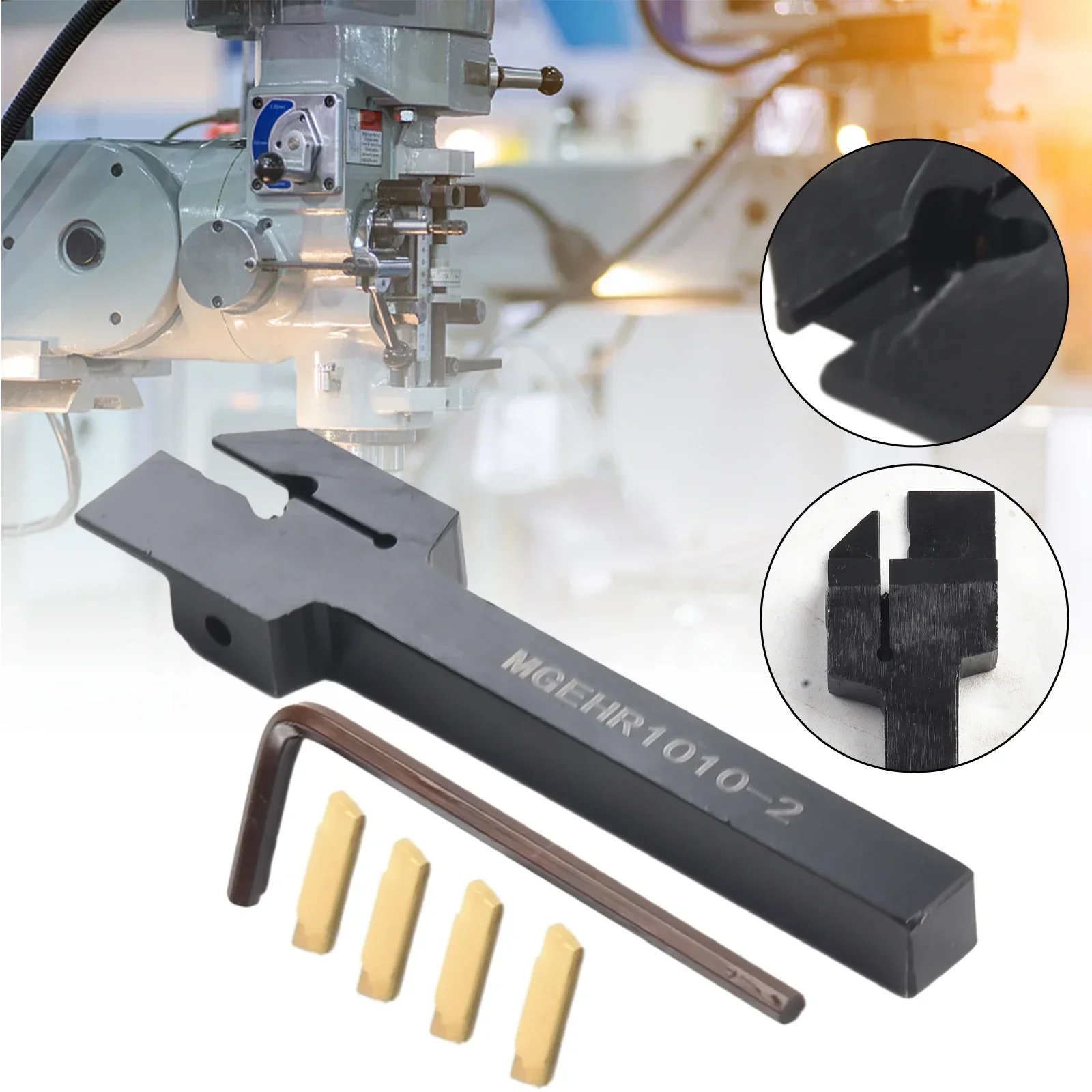 Токарный инструмент диаметром хвостовика 10 мм MGEHR1010 2 комплекта держателей