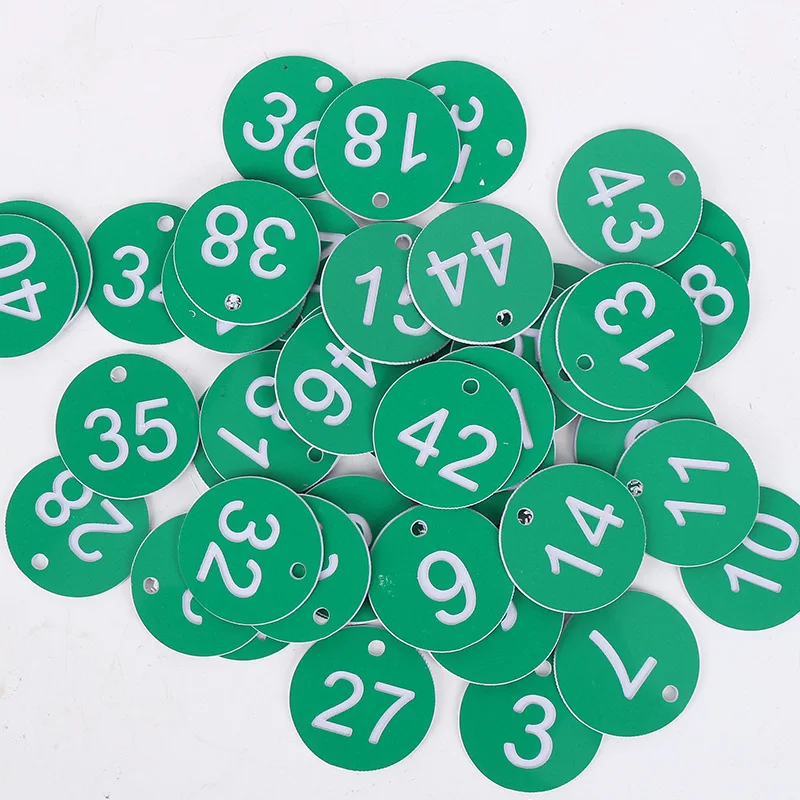 

Пронумерованные бирки для ульев, красный, 50 шт.