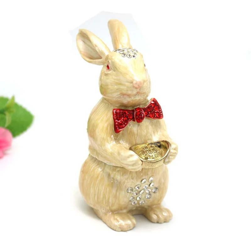 Animal Rabbit Trinket Display Gift