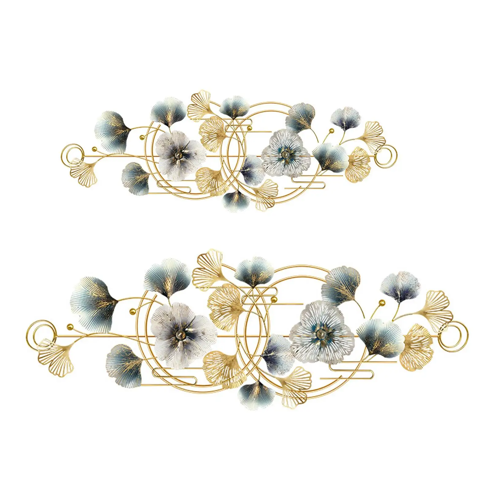 Современное металлическое настенное искусство декоративное роскошное