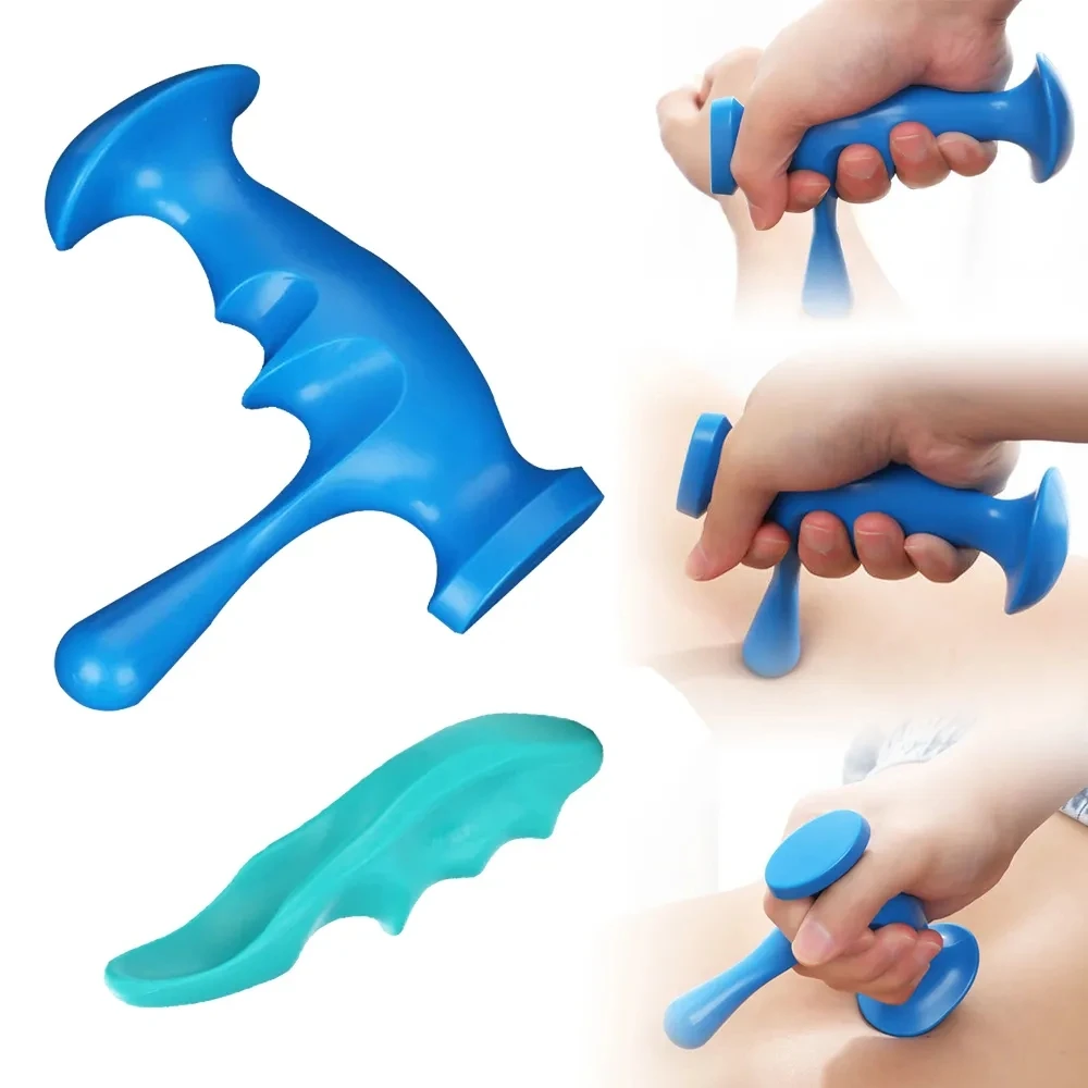 Т-образный массажер для глубоких тканей облегчения боли в теле и мышцах