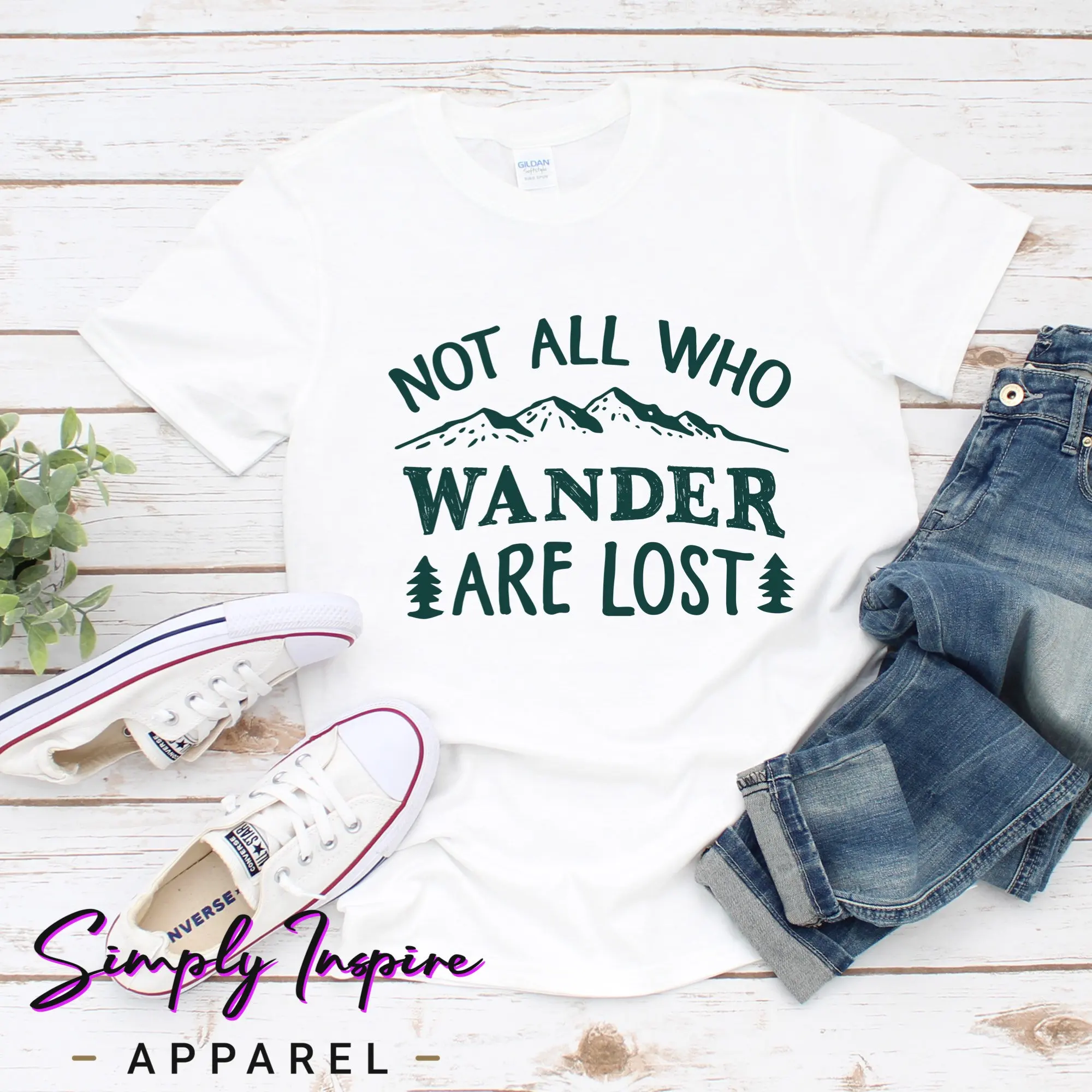 Футболка для путешествий Природа не все кто хочет потерянный любовник Adventure World