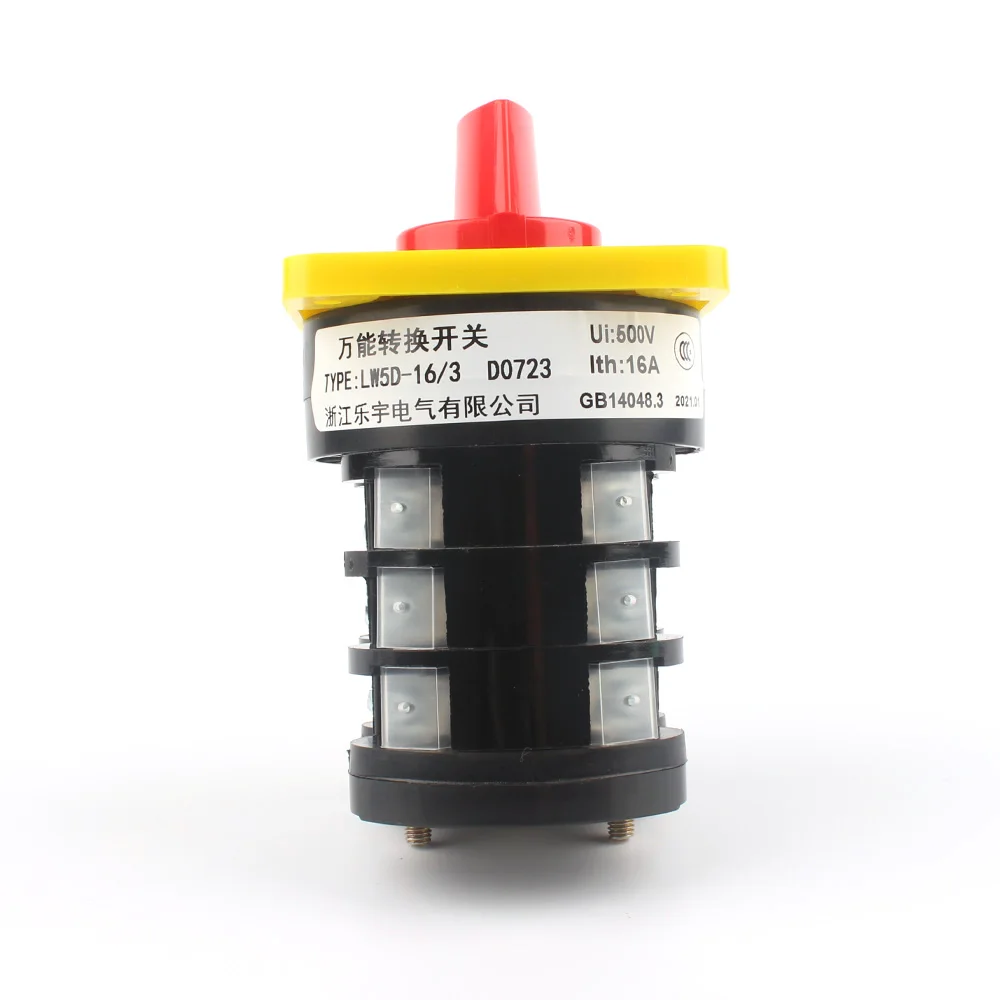 

CE approved LW-5D Rotary Changeover Switch 40A Multi position rotary switch