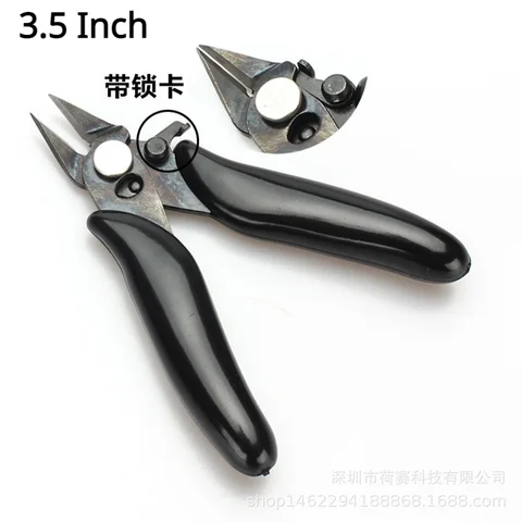 Диагональные плоскогубцы, кусачки для боковой резки, электронный резак для проводов, выход Mini ножницы с пластиковыми ручками PLATO 170, модели ручных инструментов - изображение