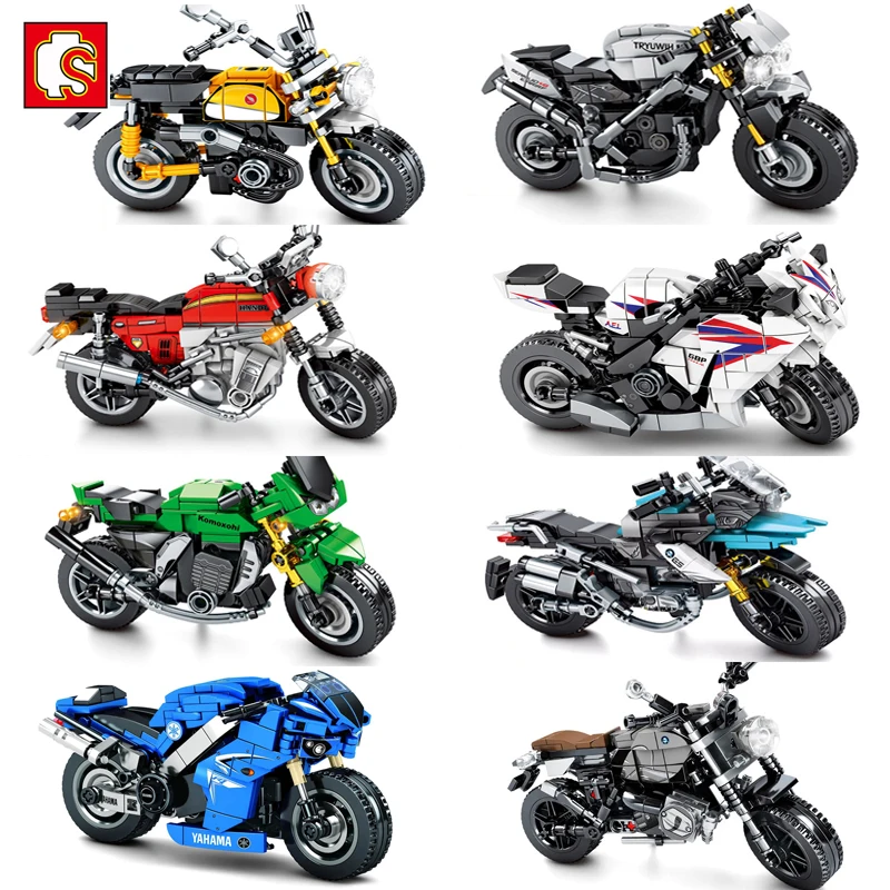 

Building Blocks Technical Motorcycle City Moto Racing Vehicles Bricks Toys Gifts For Children sets Vehicle Car Motorbike kits