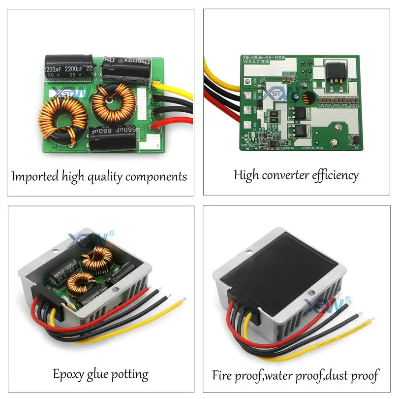Понижающий преобразователь постоянного тока XWST с 36 В 48 на 24 от 1 А до 65