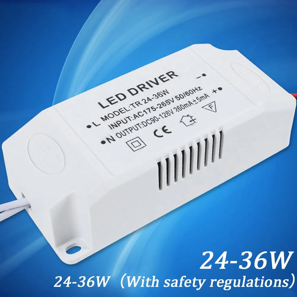 

External Power Supply LED Driver Electronic Transformer With Safety Regulations Constant Current Lighting Parts Accessories