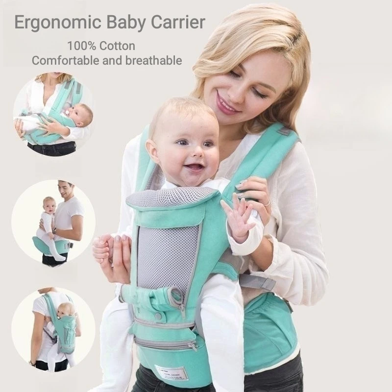 

Ergonomic Baby Carrier Waist Stool Backpack 0-36 Month Sling Front Facing Baby Kangaroo Wrap Newborn Infant Baby Hipseat Carries