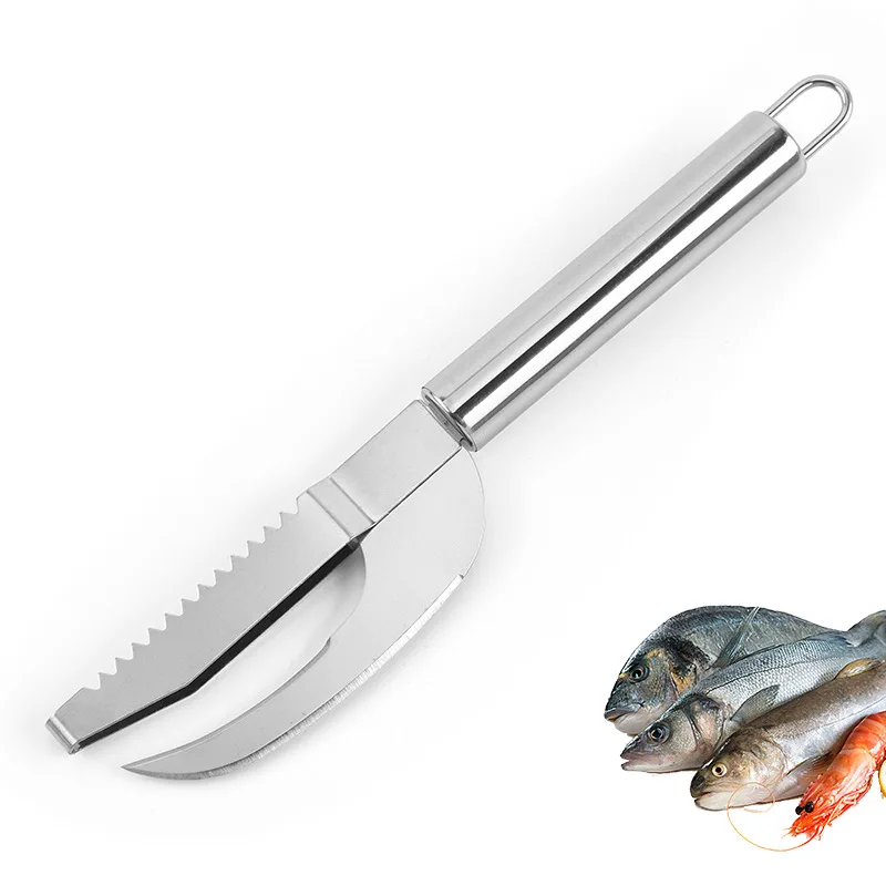 

Stainless Steel Handle Fish Maw Knife Fish Scale Knife Household Fish-killing Tool Multi-function Fish Maw Knife Kitchen Tools