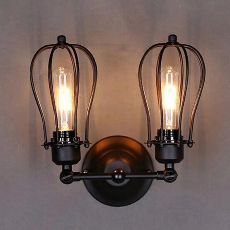 

Американский настенный светильник в стиле ретро, ночник в стиле индастриал для лестницы, коридора, балкона, спальни, прикроватный светодиод...