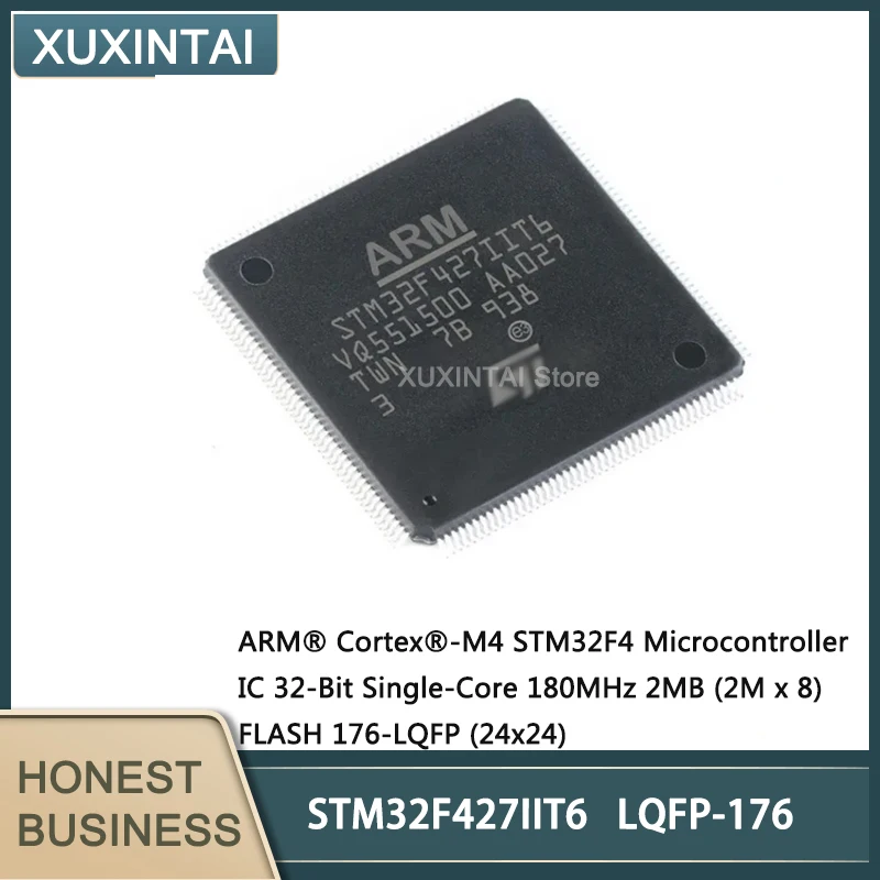 

1~5Pcs New Original STM32F427IIT6 STM32F427 MCU Microcontroller IC 32-Bit Single-Core 180MHz 2MB (2M x 8) FLASH 176-LQFP (24x24)