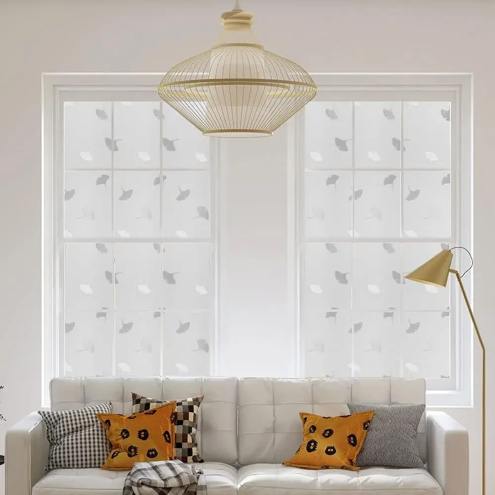 Декоративная оконная пленка Ginkgo для конфиденциальности наклейка на стекло окно