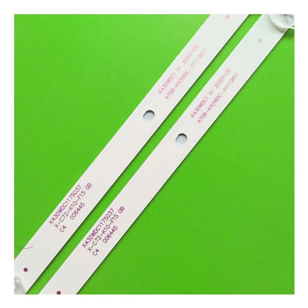 8 шт. ТВ-лампы для POLAROID P43FP0118A светодиодные полосы 4708-K430WDC-A3113N11 линейки K430WDC1 A3
