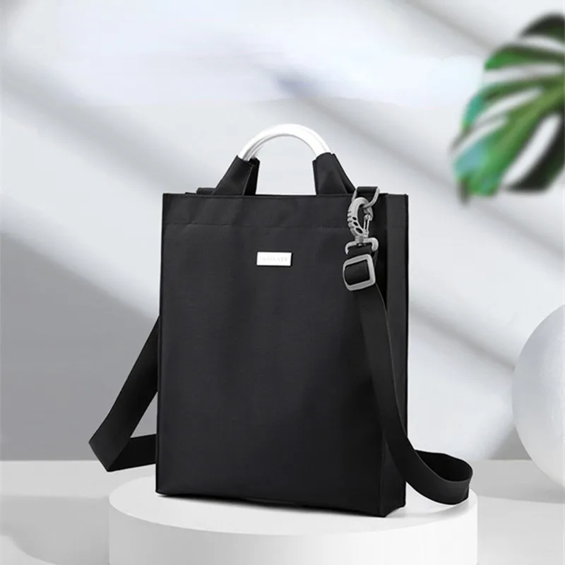 

Мужская деловая сумка-мессенджер через плечо, нейлоновая сумка для ноутбука в горизонтальном и вертикальном стиле