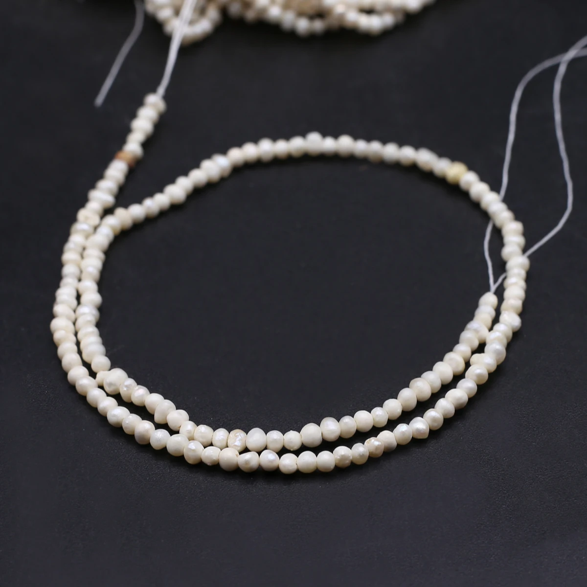 Бусины Из Натурального пресноводного жемчуга 2 мм