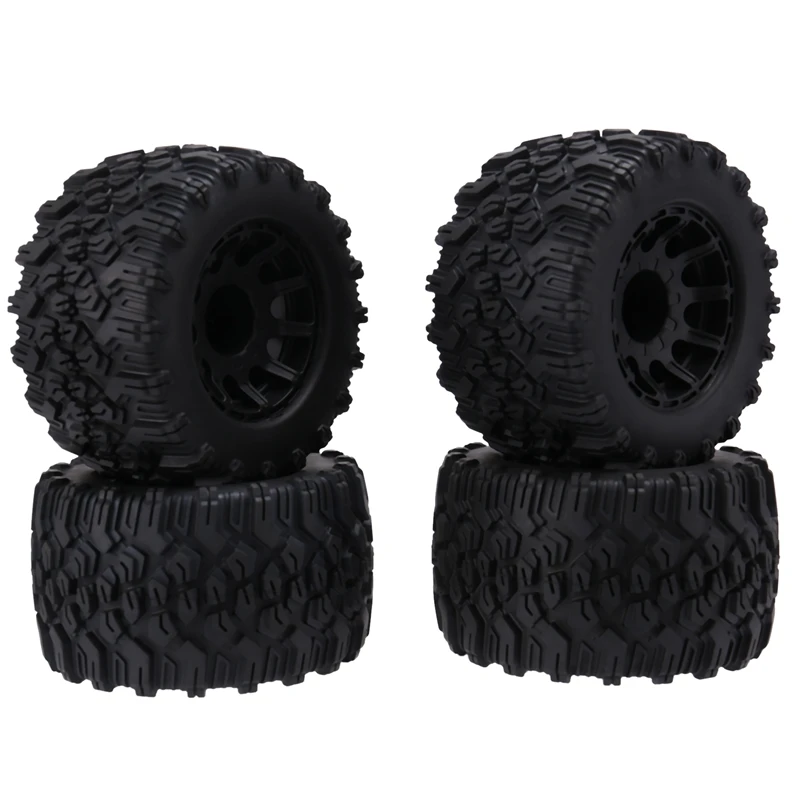 

4PCS 120MM 1/10 Monster Truck Rubber Tire Tyre 12Mm Wheel Hex For Traxxas Arrma Redcat HSP HPI Tamiya Kyosho RC Car