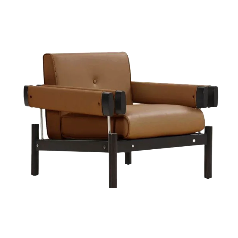 Современный минималистичный дизайн подлокотник из массива дерева для отдыха