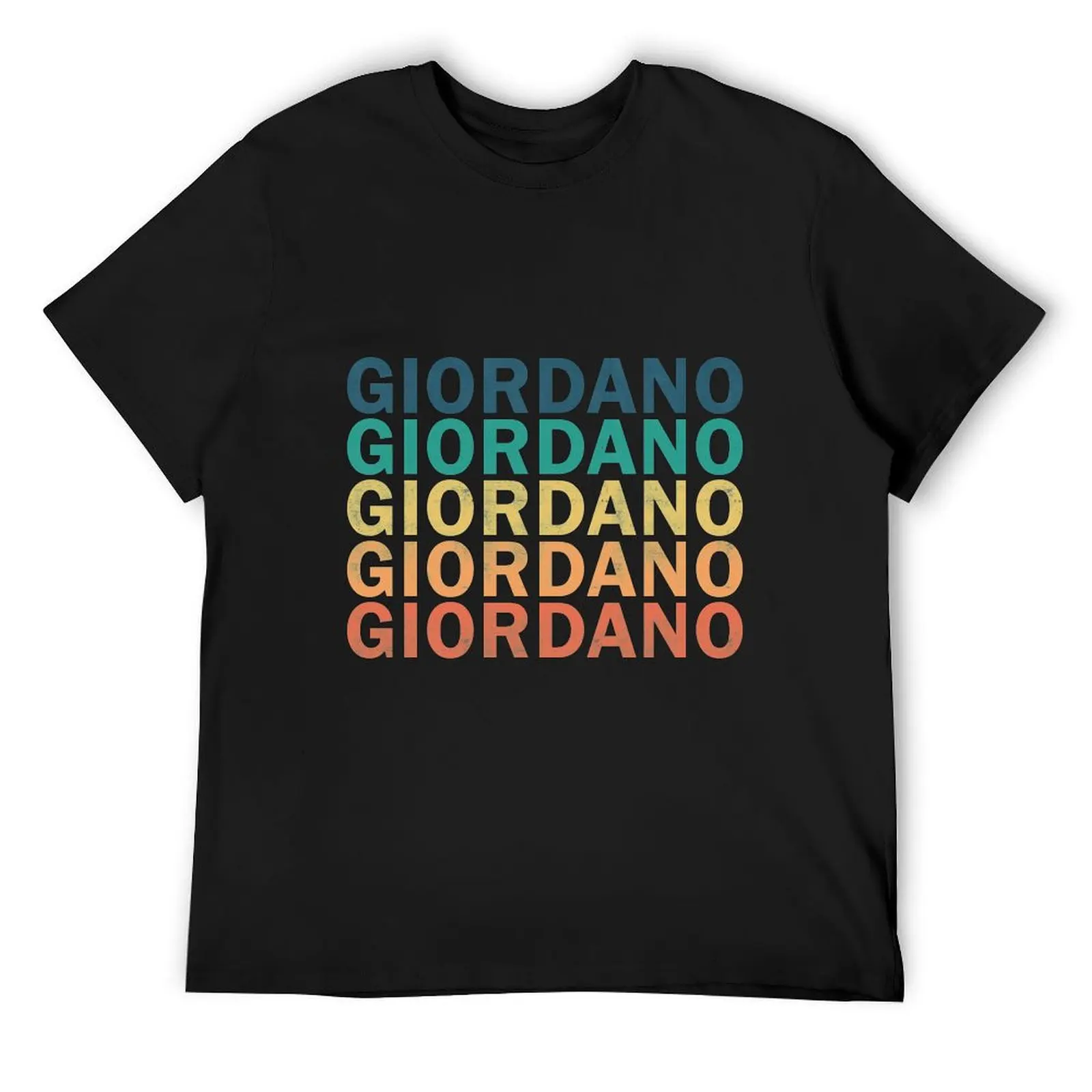 Футболка с именем Giordano - Vintage Retro Name Gift Item для мальчика мужские футболки рисунком