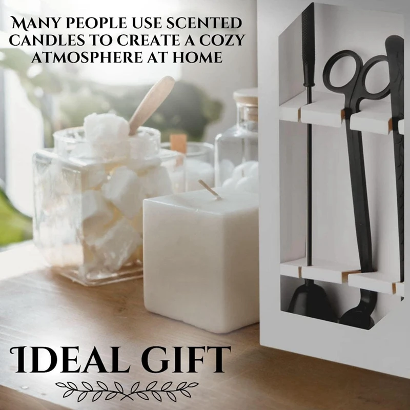 3 в 1 триммер для фитиля набор аксессуаров свечей аксессуары черный набора ухода